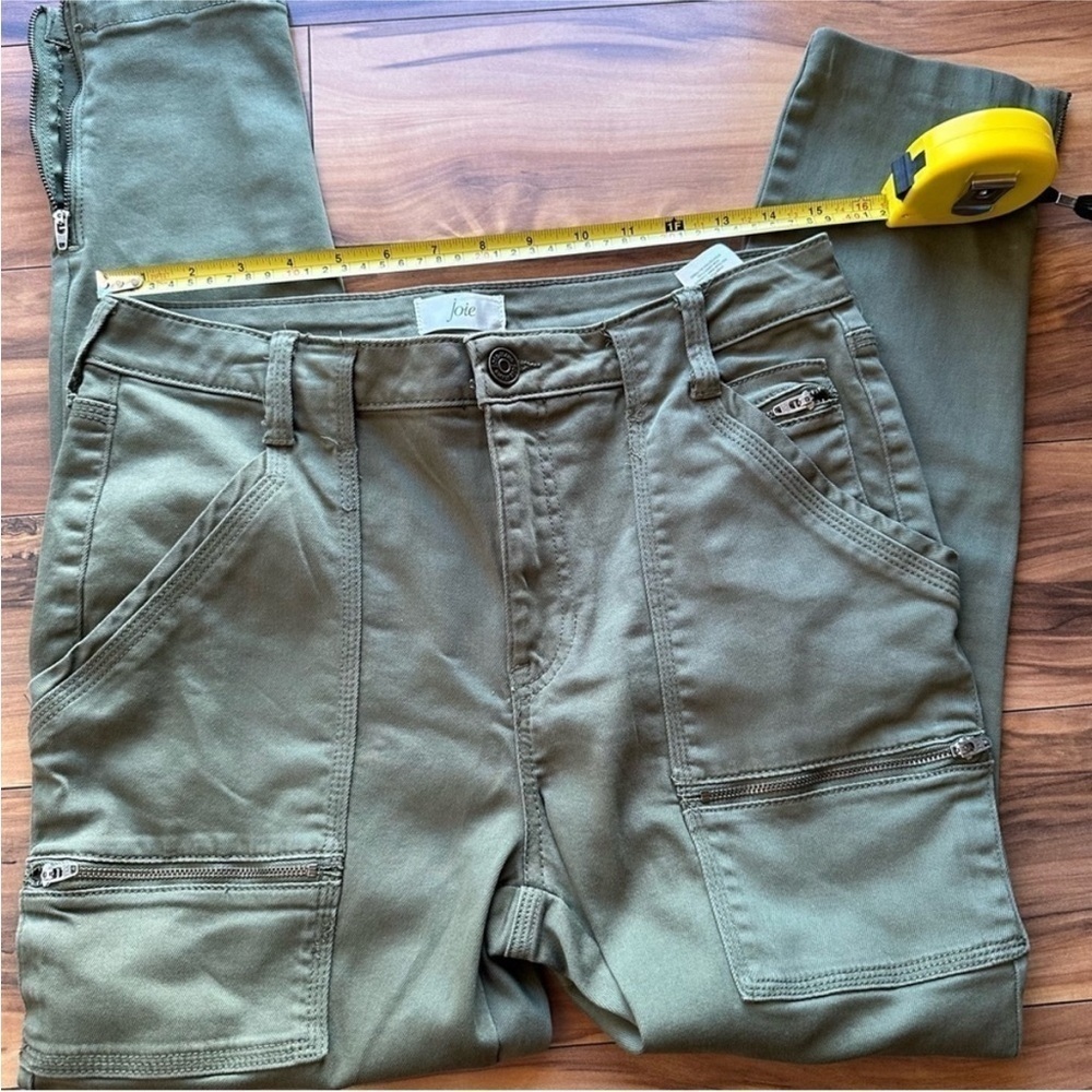 Joie cargo style pants Ankle zip 10 - Picture 6 of 8
